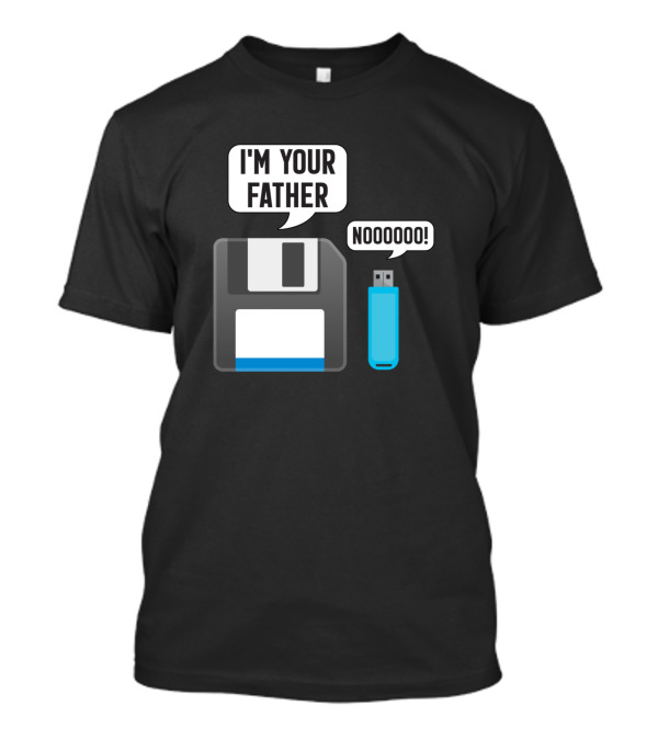Floppy Disk I'm Your Father USB Flash Drive Noooooo T-Shirt