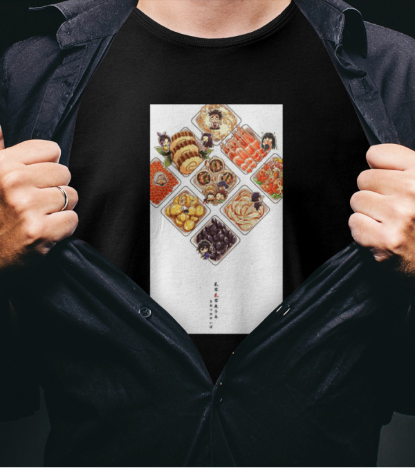 Kimetsu No Yaiba Tanjiro Nezuko Zenitsu Bento Box T-Shirt