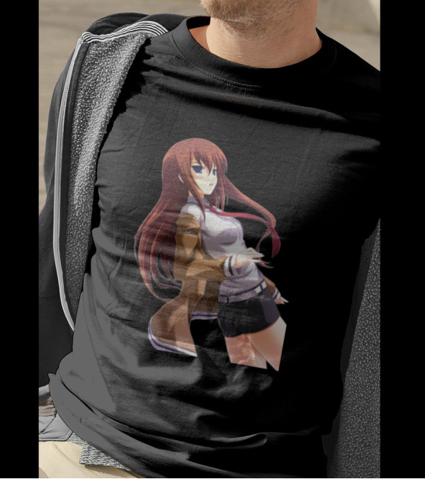 Kurisu Makise Steins Gate Anime Character T-Shirt