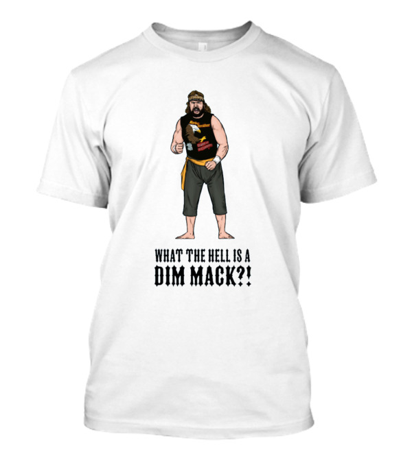 What The Hell Is A Dim Mack Karate Cartoon Character T-Shirt