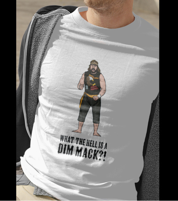 What The Hell Is A Dim Mack Karate Cartoon Character T-Shirt