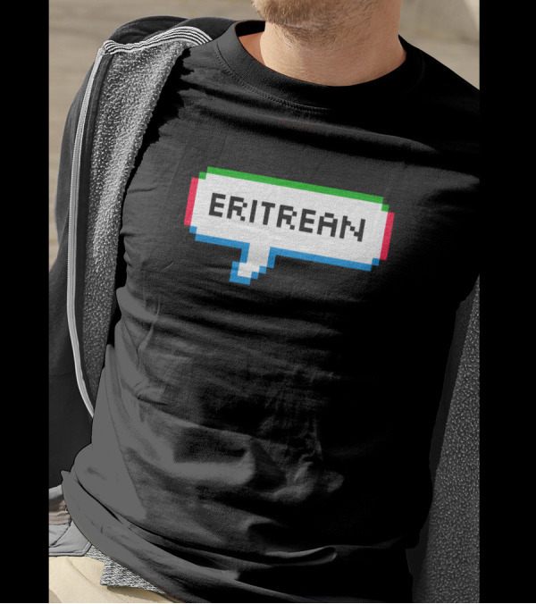 Eritrean Pixel Speech Bubble T-Shirt