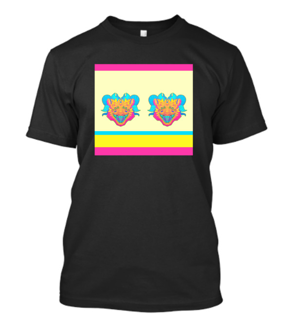 I Will Have What He Is Having Neon Twin Dragons T-Shirt