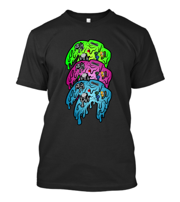 N64 Grime Melting Controller Trio T-Shirt