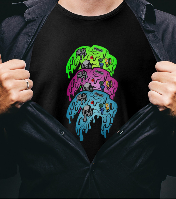 N64 Grime Melting Controller Trio T-Shirt