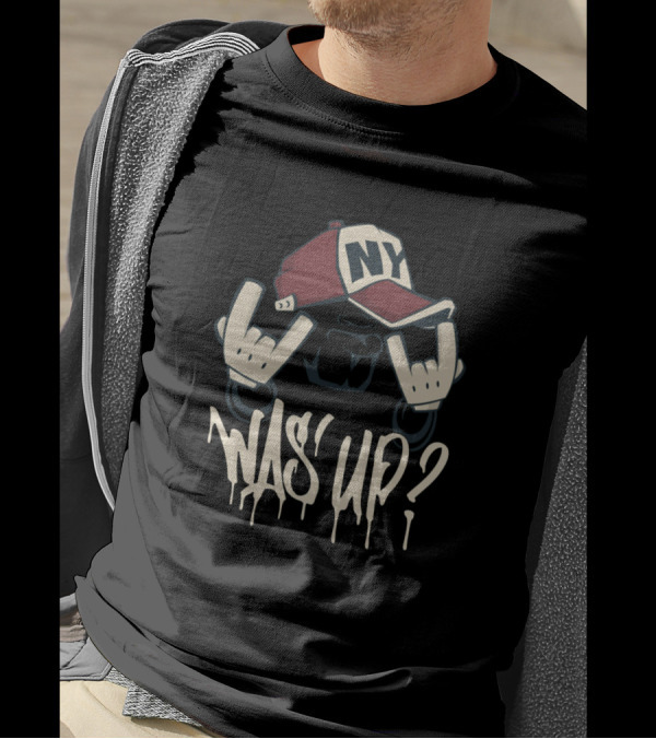 NY Cap Was Up Hip Hop Face T-Shirt