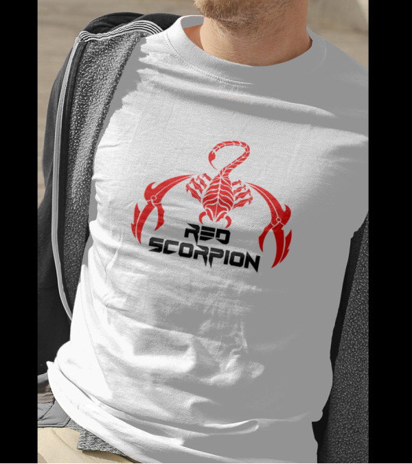 Red Scorpion Rb Fierce Red Arachnid Emblem T-Shirt
