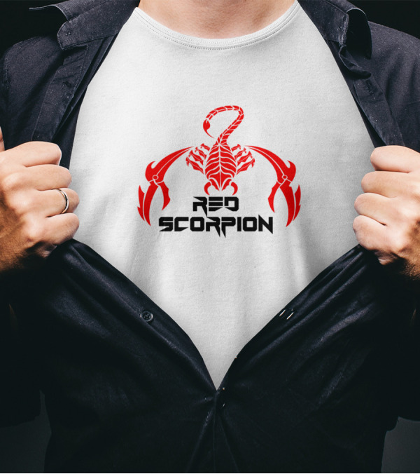 Red Scorpion Rb Fierce Red Arachnid Emblem T-Shirt