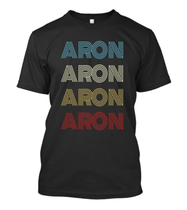 Aron First Given Name Pride Vintage T-Shirt