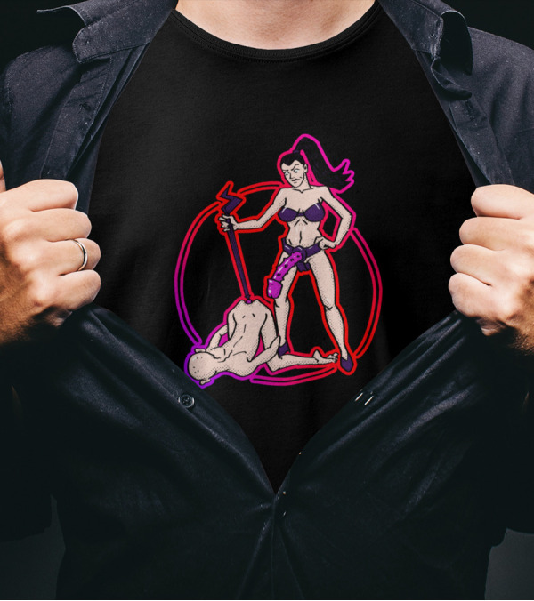 Good Boy 3 Dominant Woman Outline T-Shirt