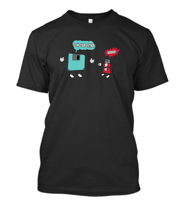 Computer Engineering Floppy Disk I Am Your Father Nooooooo T-Shirt
