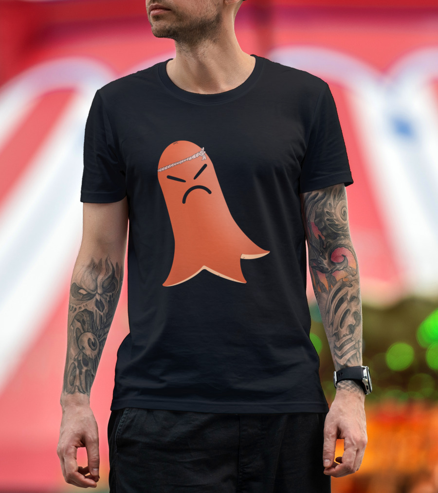 Hot Dog Octo Kun Angry Cartoon Character with Headband T-Shirt
