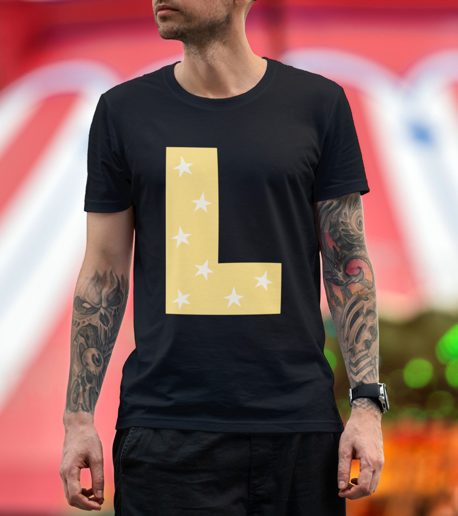 Letter L Star Forest Alphabet T-Shirt