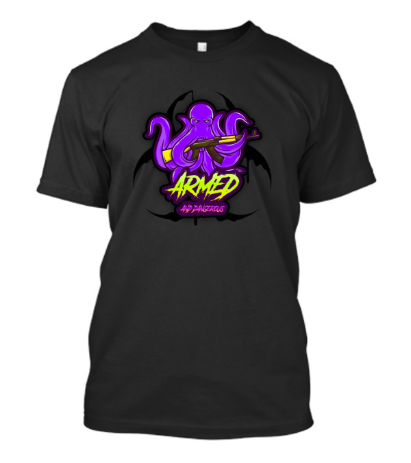 Glocktopus Armed And Dangerous Whats Kraken Cool T-Shirt