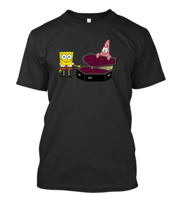 Spongebob And Patrick Get In Coffin Adventure T-Shirt