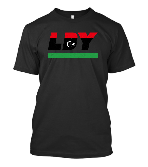 Lby Libya Tripolis Iso Code 3166 Flag Colors Iconic T-Shirt
