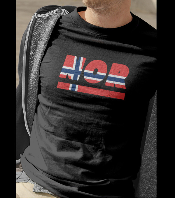 Nor Norway Norwegian Scandinavia Nordic Symbol ISO Code 3166 T-Shirt