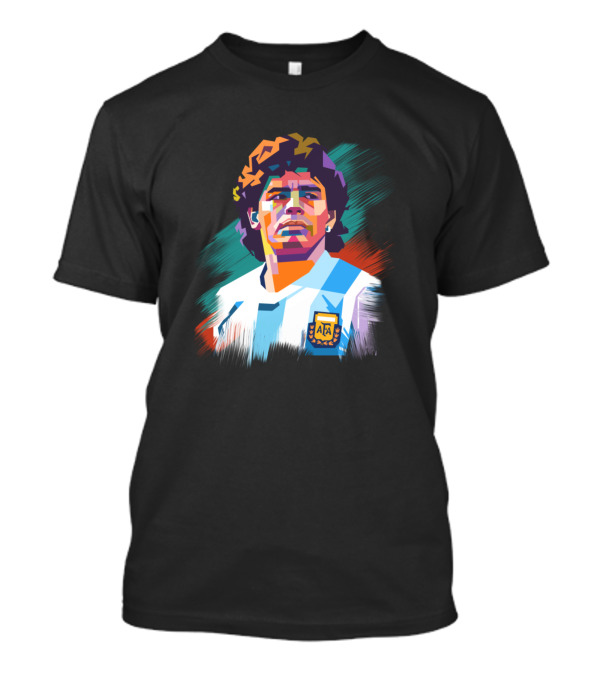 Diego Maradona AFA Argentina Pop Art Football Legend T-Shirt