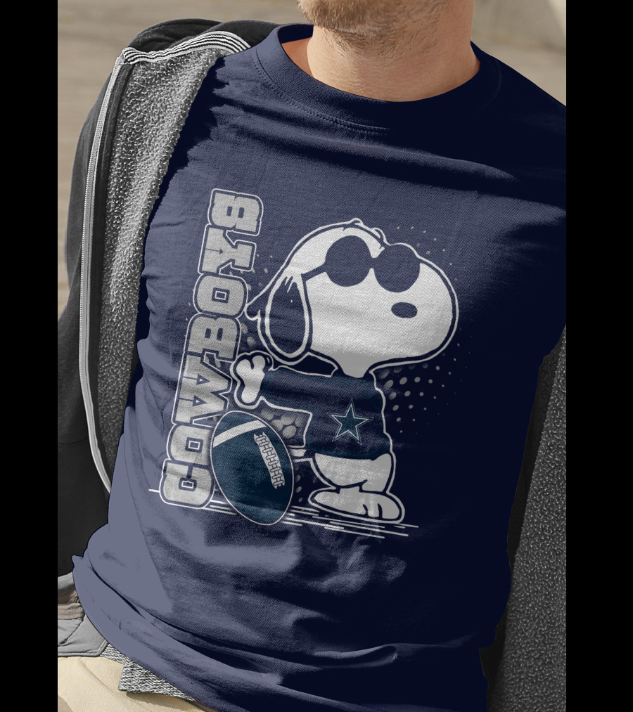 Cowboys Snoopy Football Star T-Shirt
