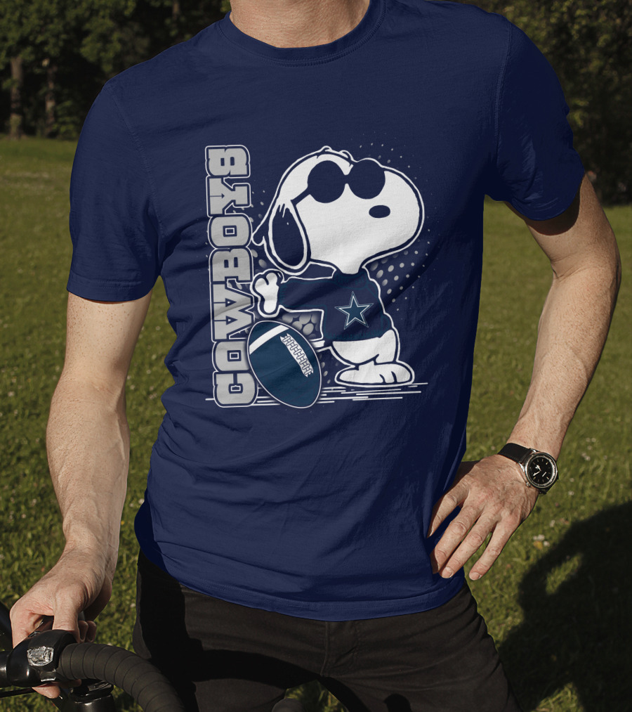 Cowboys Snoopy Football Star T-Shirt