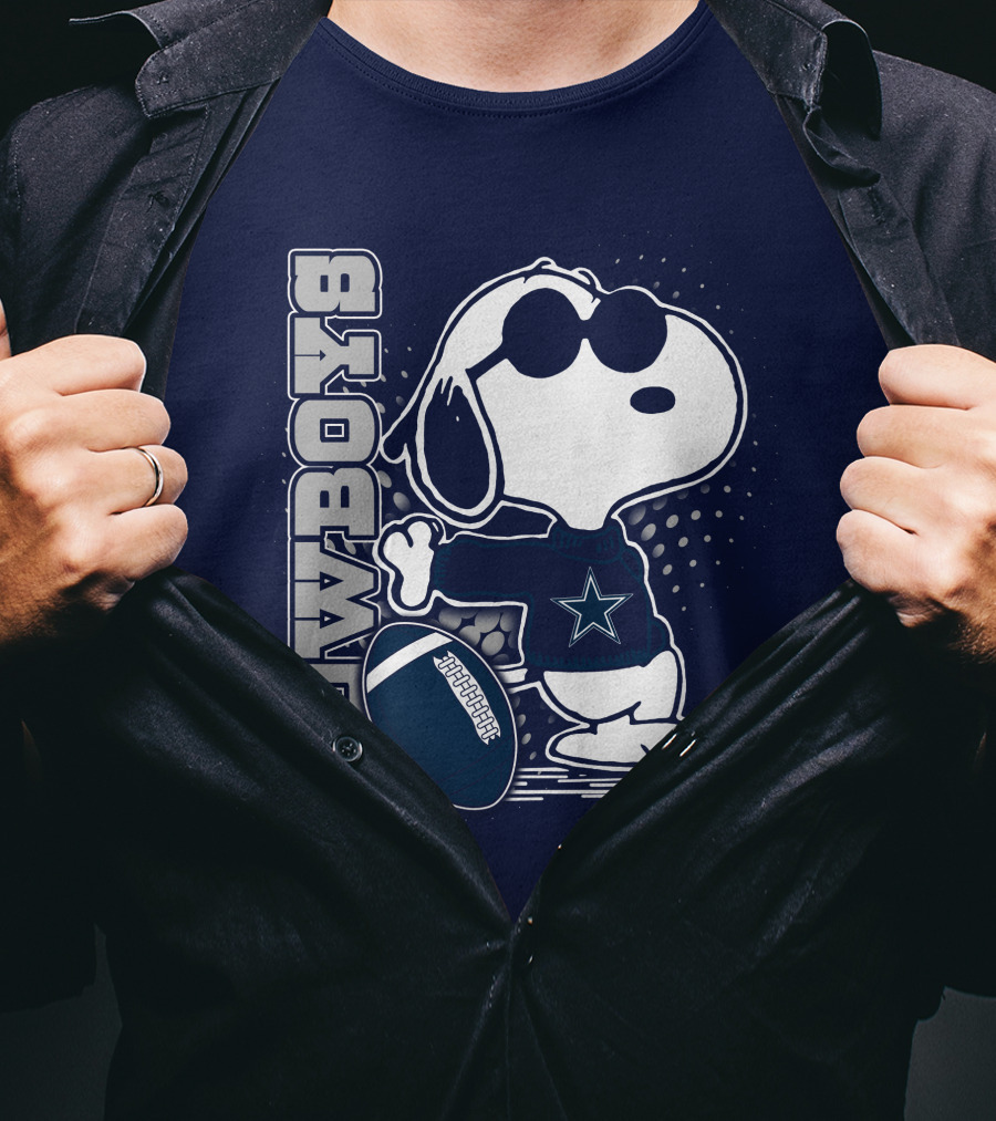 Cowboys Snoopy Football Star T-Shirt