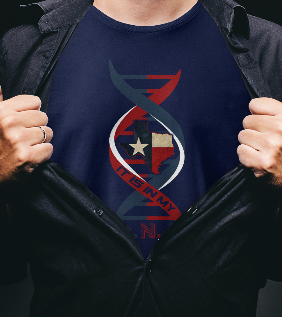 Texas Flag State Map It Is In My Dna T-Shirt