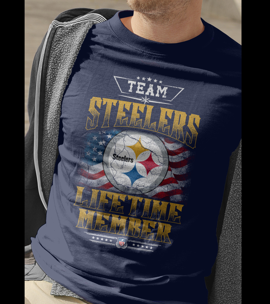 Team Steelers Lifetime Member T-Shirt