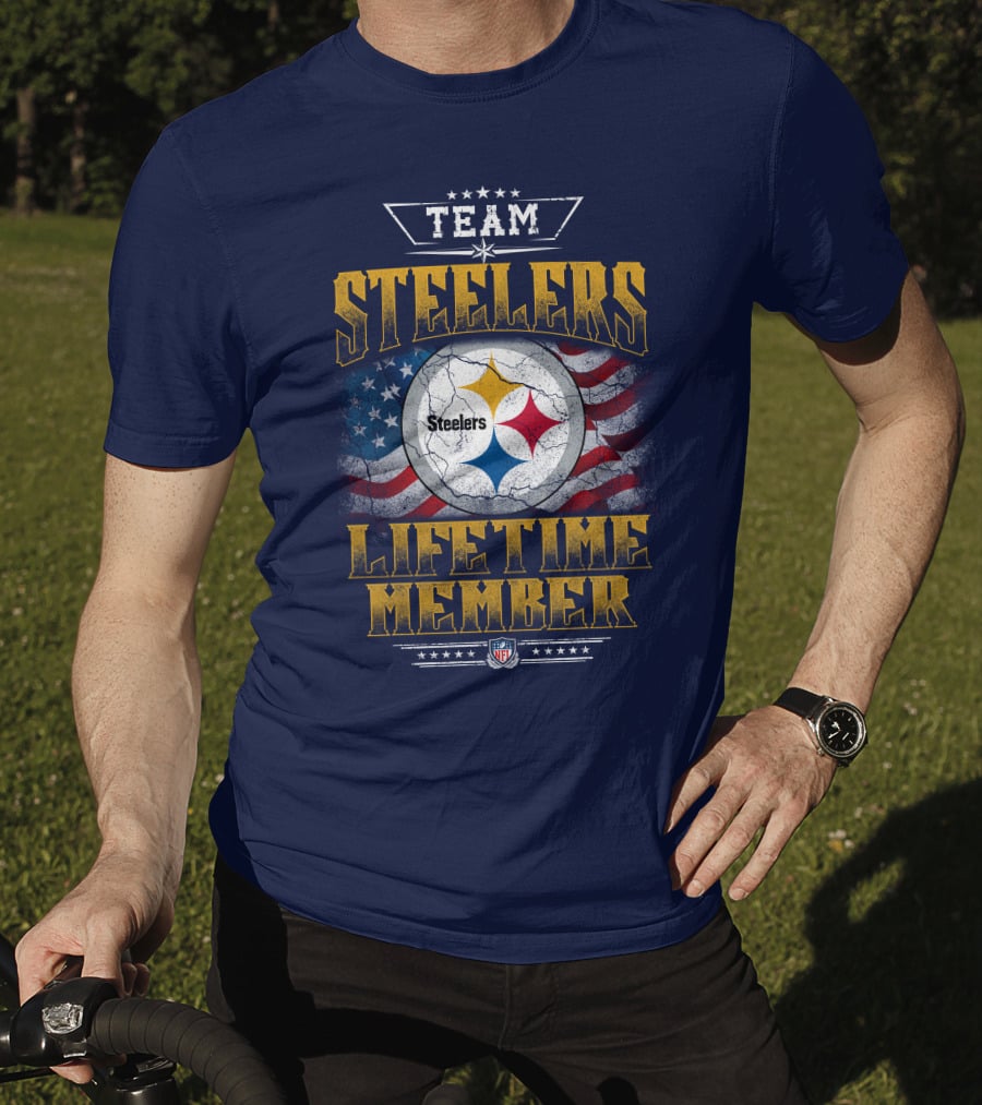 Team Steelers Lifetime Member T-Shirt