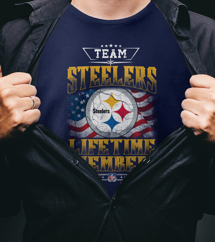 Team Steelers Lifetime Member T-Shirt