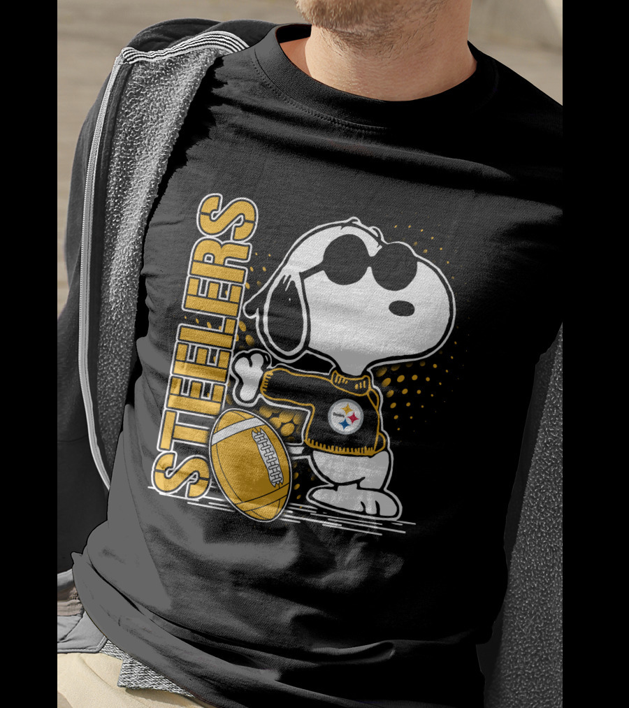 Steelers Snoopy Football Team T-Shirt