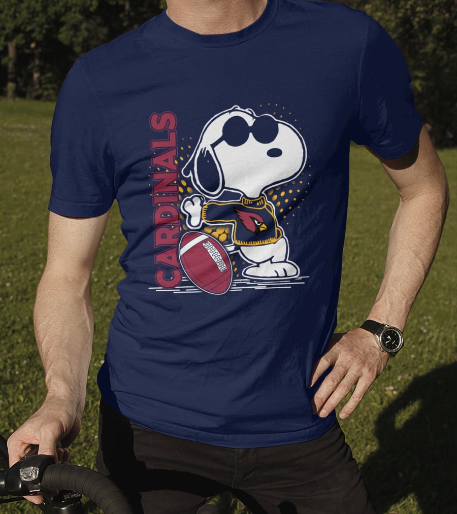 Cardinals Snoopy Arizona Football T-Shirt