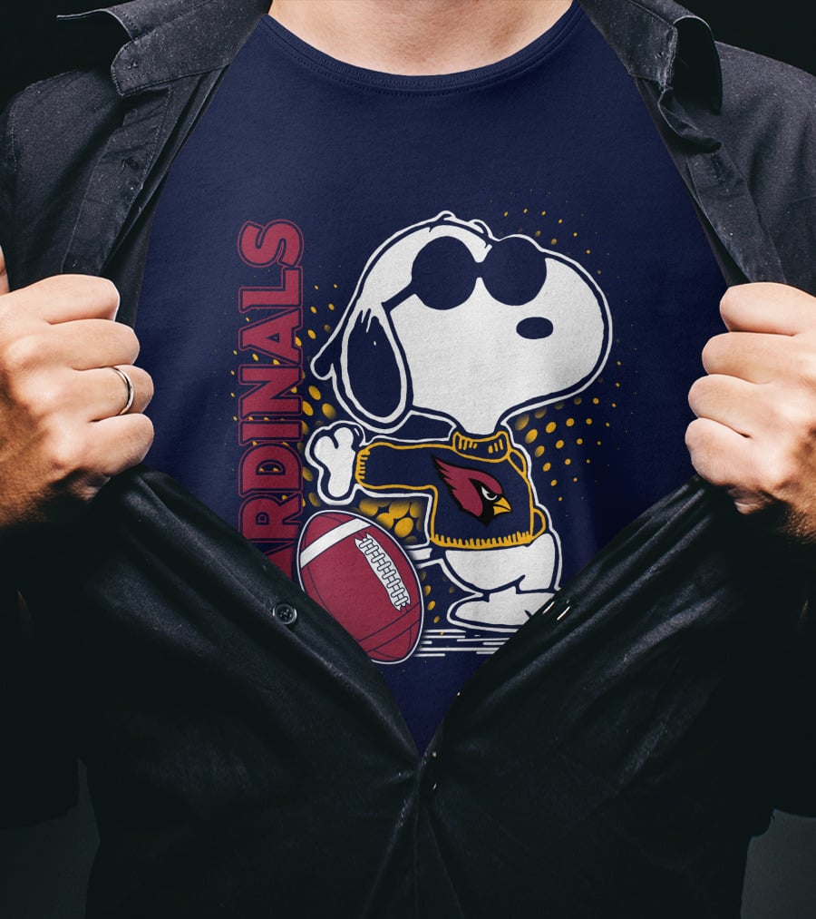 Cardinals Snoopy Arizona Football T-Shirt