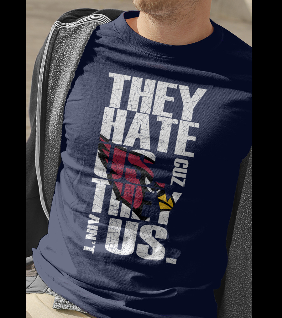 They Hate Us Cuz They Ain't Us Arizona Cardinals T-Shirt