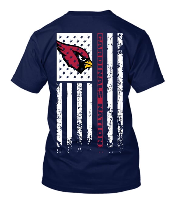 Arizona Cardinals Flag Cardinals Nation T-Shirt
