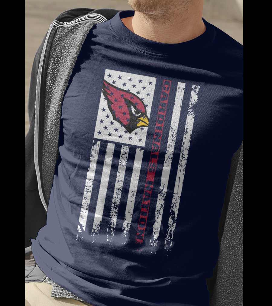 Arizona Cardinals Flag Cardinals Nation T-Shirt
