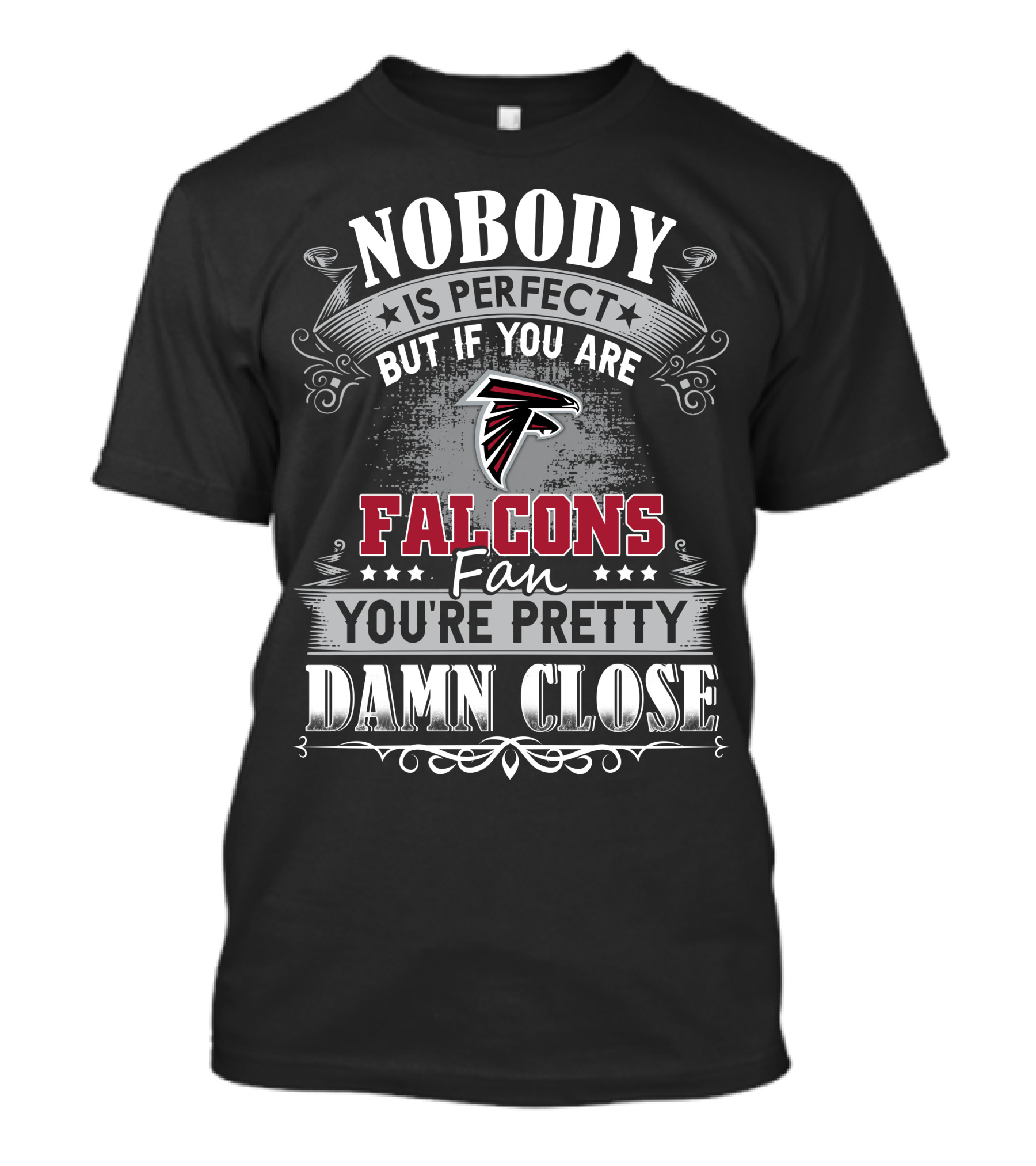 Nobody Is Perfect But If You Are Falcons Fan You're Pretty Damn Close T-Shirt