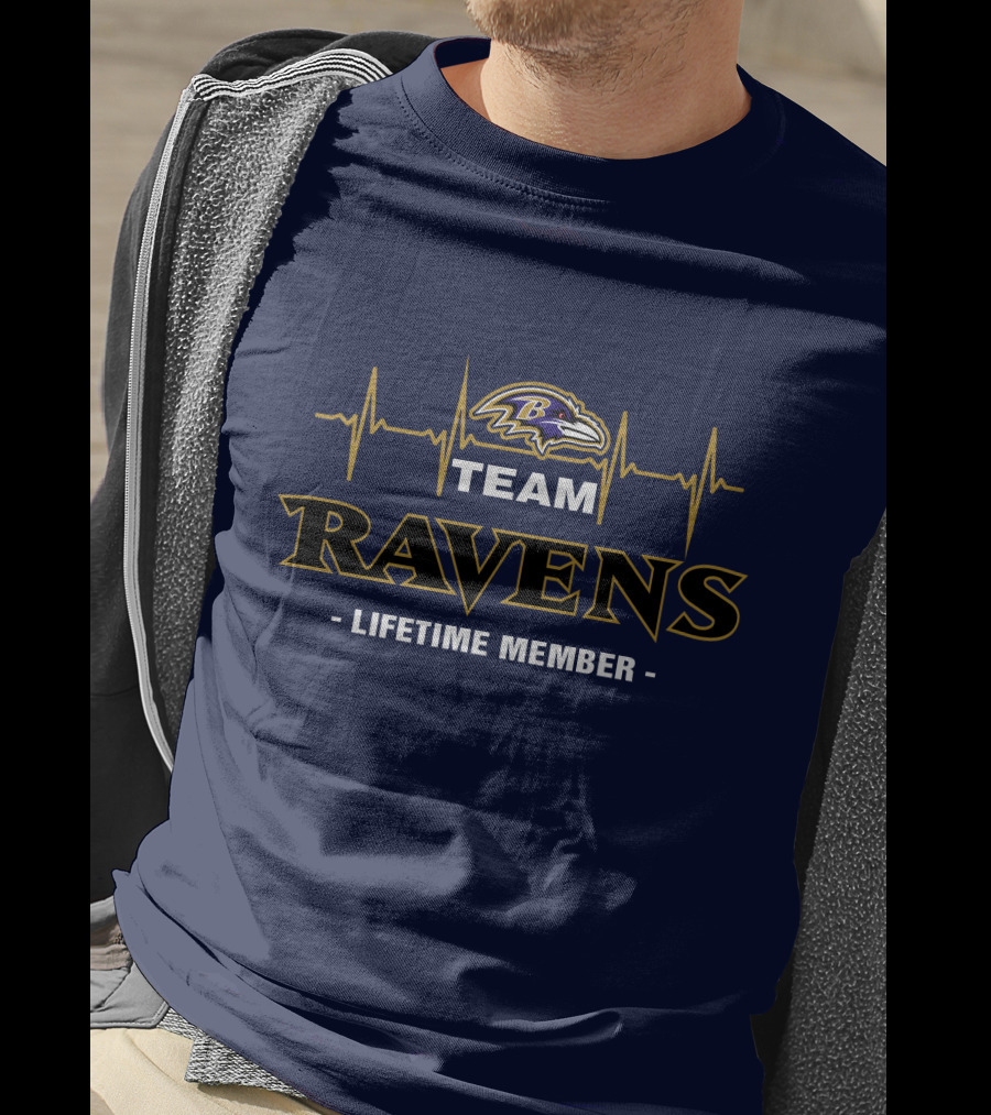 Team Ravens Lifetime Member Baltimore Ravens T-Shirt