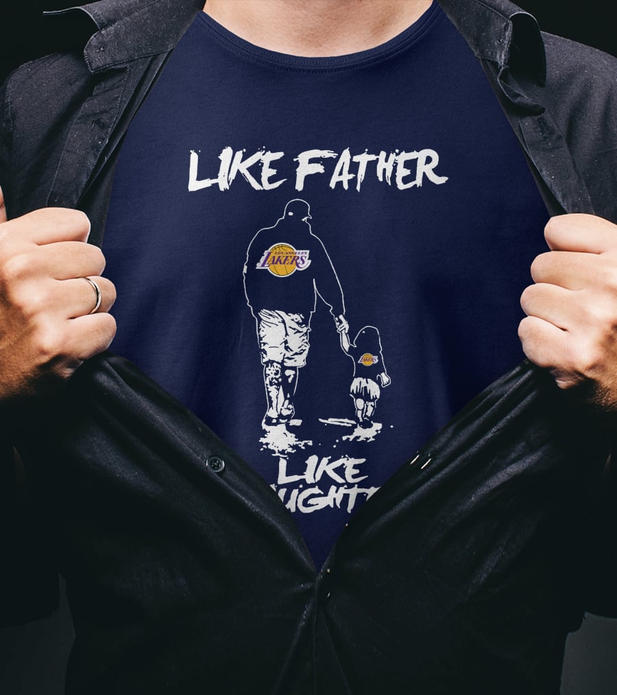 Like Father Like Daughter Los Angeles Lakers T-Shirt