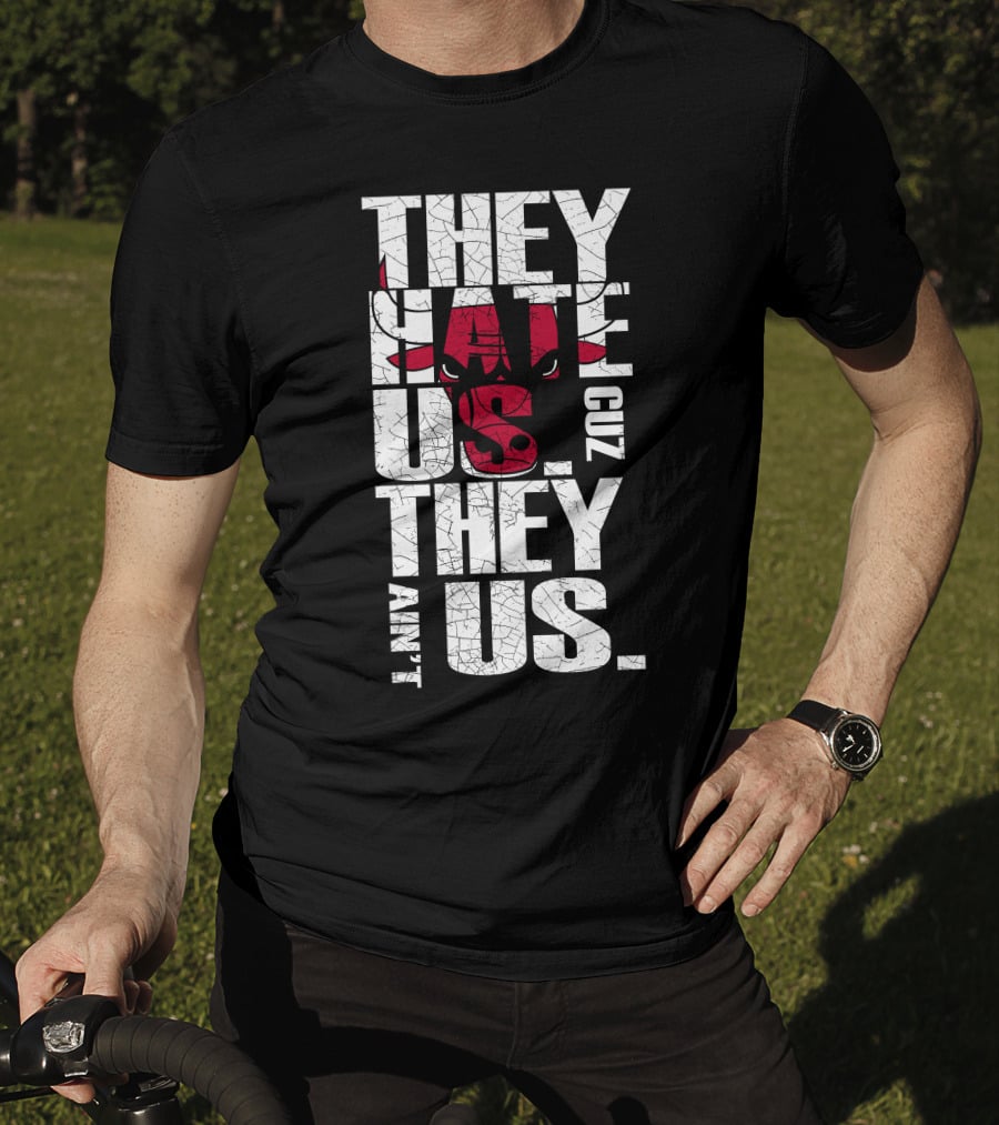 They Hate Us Cuz They Ain't Us Chicago Bulls T-Shirt