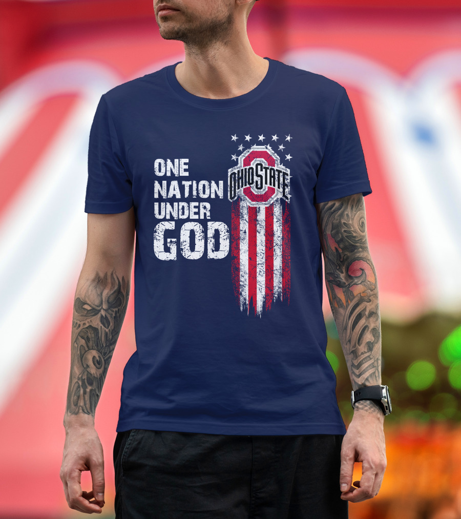 Ohio State Buckeyes One Nation Under God T-Shirt
