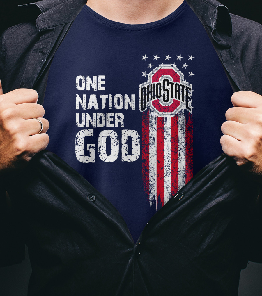 Ohio State Buckeyes One Nation Under God T-Shirt