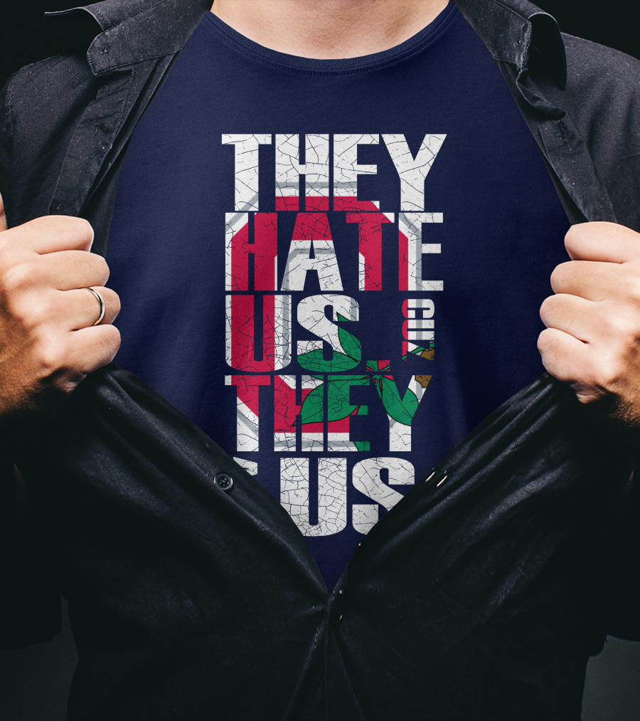Ohio State Buckeyes They Hate Us Because They Ain't Us T-Shirt