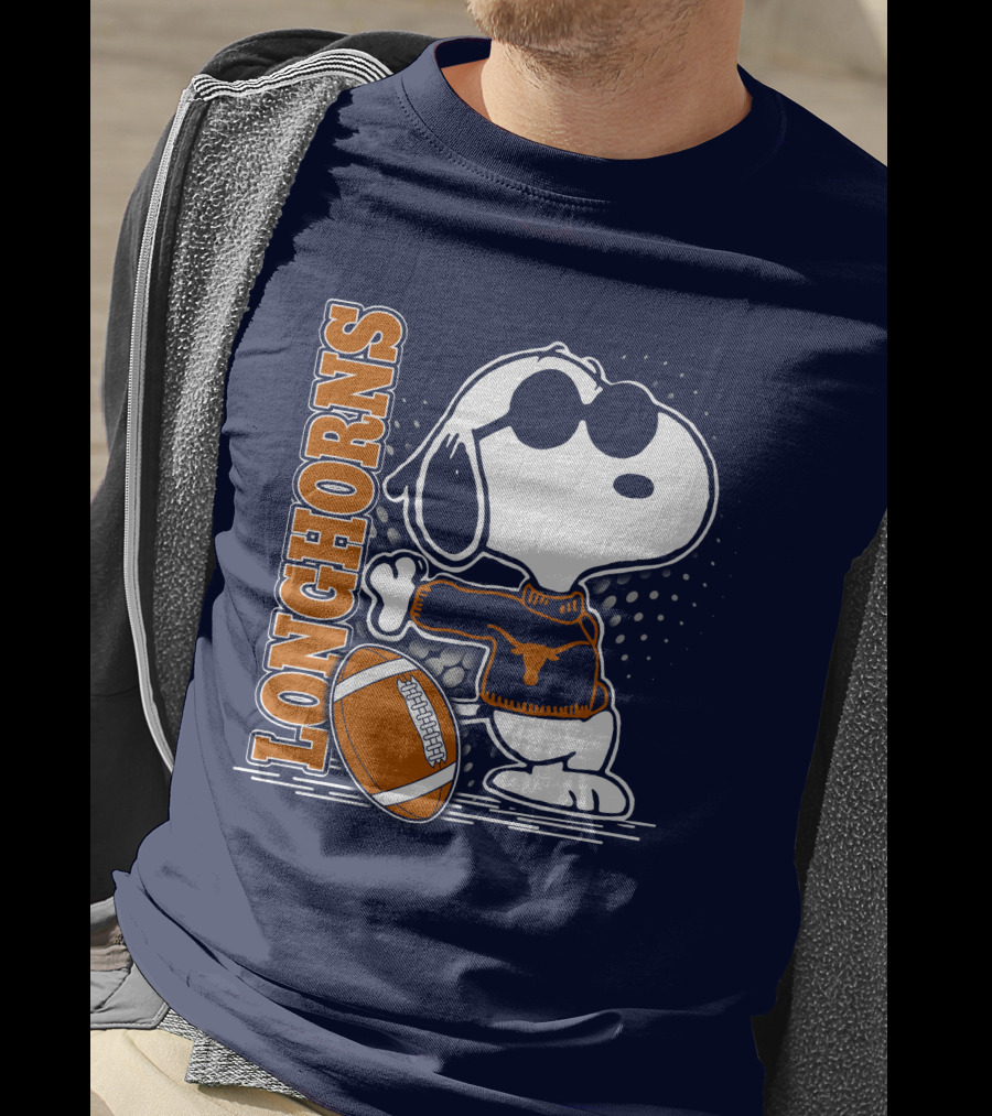 Longhorns Football Snoopy T-Shirt