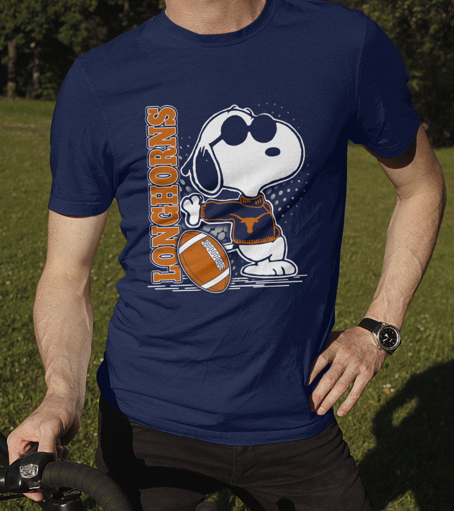 Longhorns Football Snoopy T-Shirt