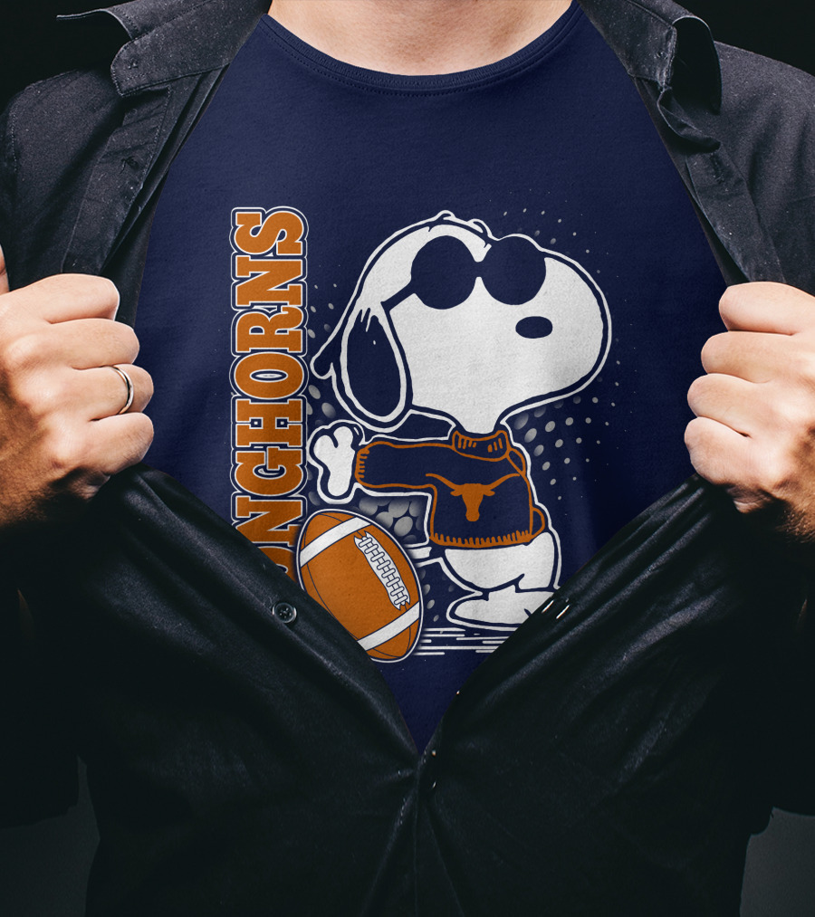 Longhorns Football Snoopy T-Shirt