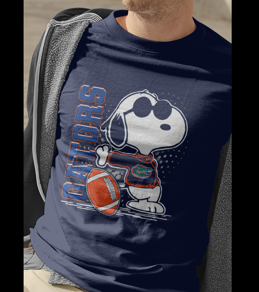 Gators Snoopy Football Florida T-Shirt