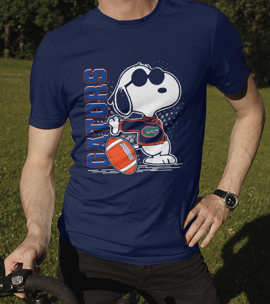 Gators Snoopy Football Florida T-Shirt