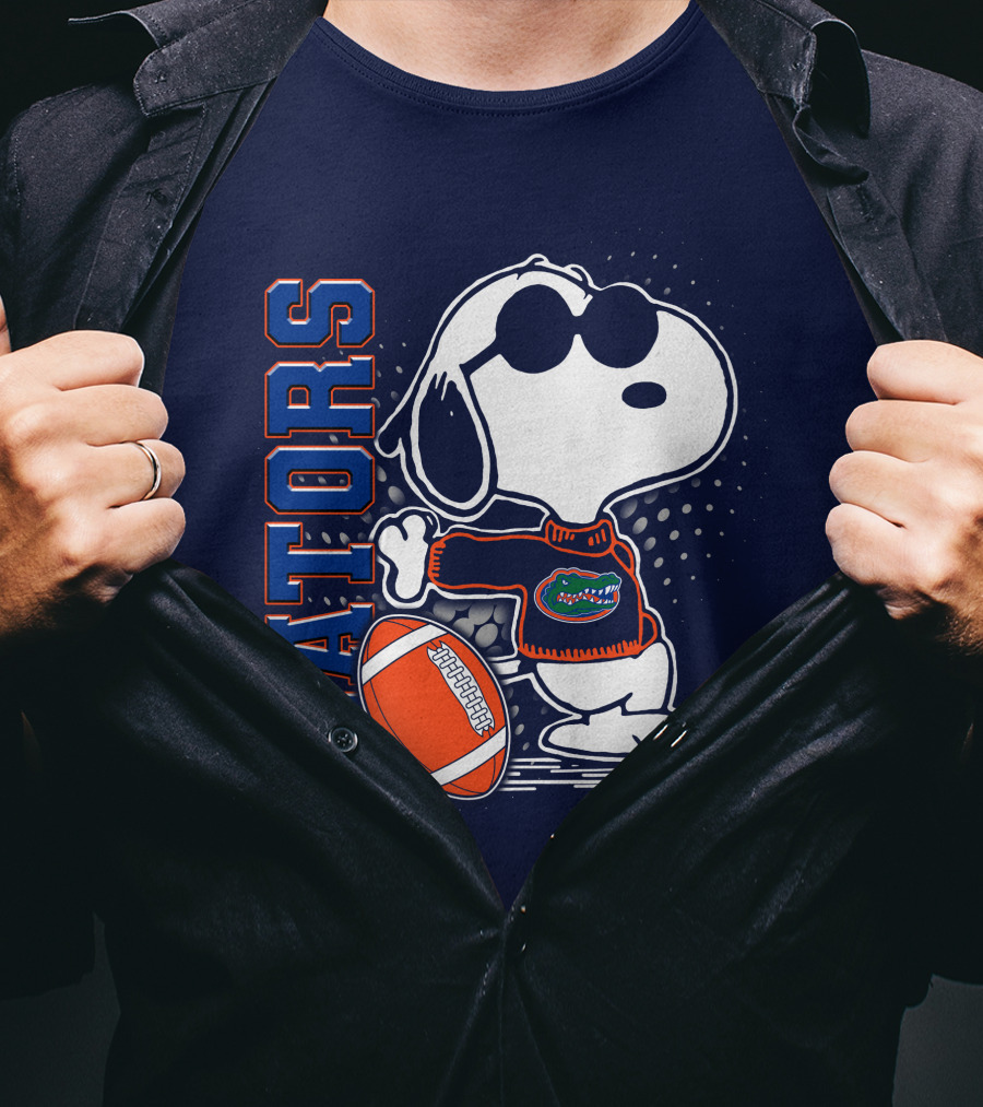 Gators Snoopy Football Florida T-Shirt