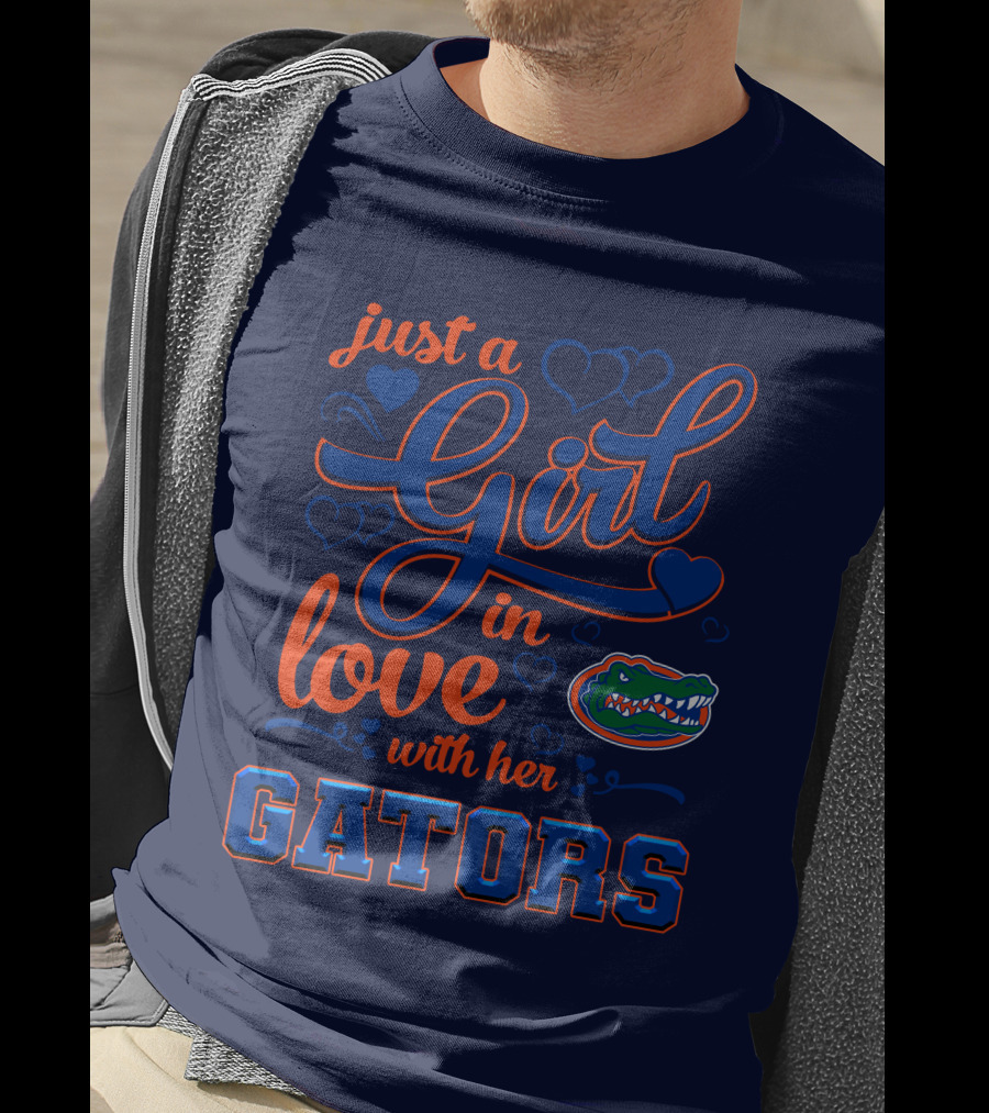 Just A Girl In Love With Her Florida Gators T-Shirt