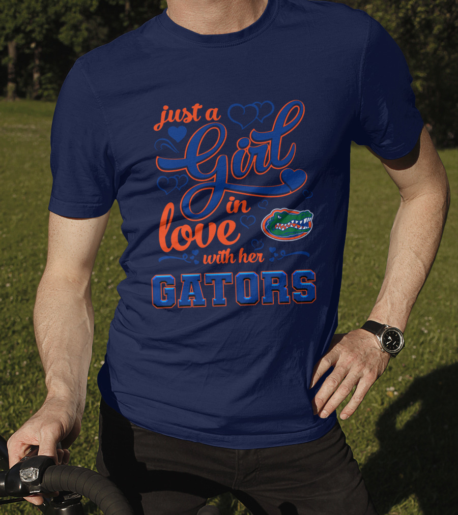 Just A Girl In Love With Her Florida Gators T-Shirt